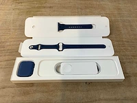 Apple - series 7 - smartwatch gps blue aluminium - afbeelding 4 van  7
