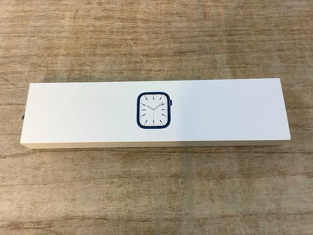 Apple - series 7 - smartwatch gps blue aluminium - afbeelding 3 van  7