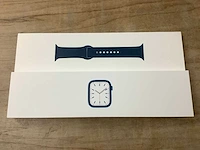 Apple - series 7 - smartwatch gps+ blue aluminium - afbeelding 3 van  7