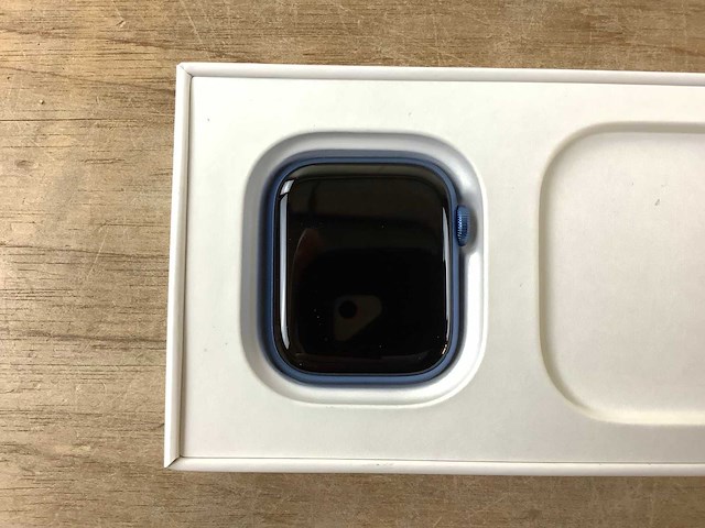 Apple - series 7 - smartwatch gps+ blue aluminium - afbeelding 5 van  7