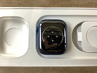 Apple - series 7 - smartwatch gps+ blue aluminium - afbeelding 6 van  7