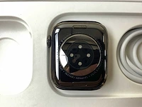Apple - series 7 - smartwatch gps+ graphite stainless steel - afbeelding 6 van  7
