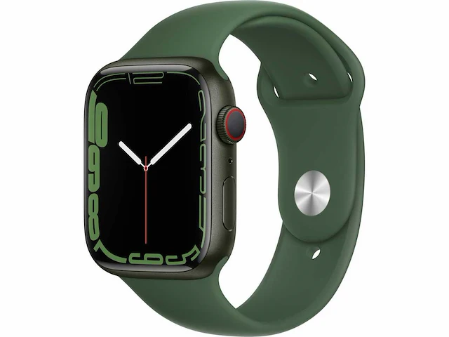 Apple - series 7 - smartwatch gps + green aluminium - afbeelding 1 van  7