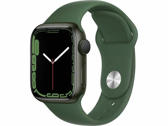 Apple - series 7 - smartwatch gps green aluminium - afbeelding 1 van  7
