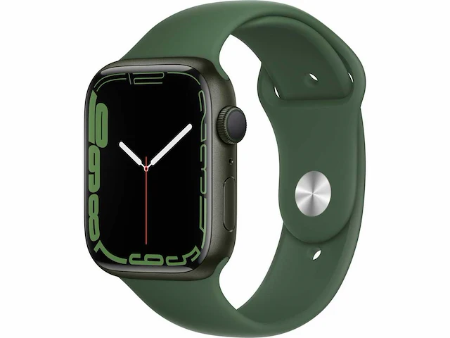 Apple - series 7 - smartwatch gps green aluminium - afbeelding 1 van  7