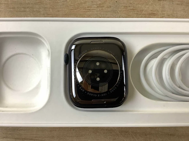 Apple - series 7 - smartwatch gps+ midnight aluminium - afbeelding 5 van  5