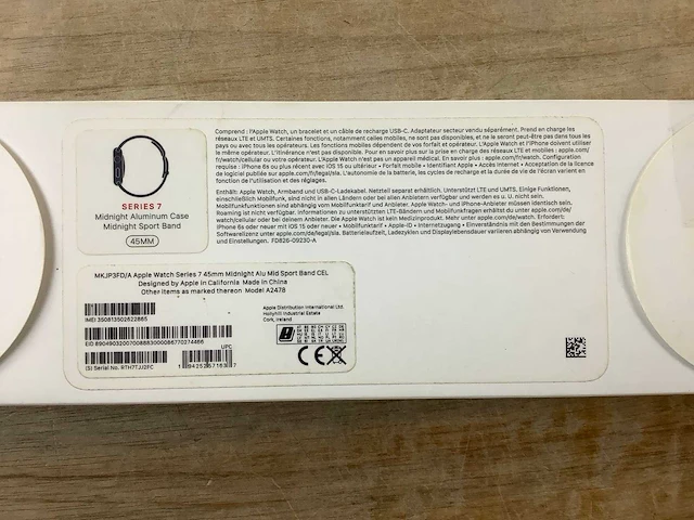 Apple - series 7 - smartwatch gps+ midnight aluminium - afbeelding 7 van  7