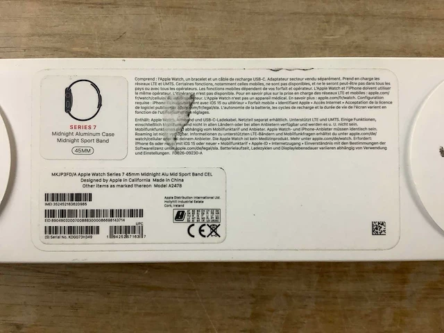 Apple - series 7 - smartwatch gps+ midnight aluminium - afbeelding 7 van  7