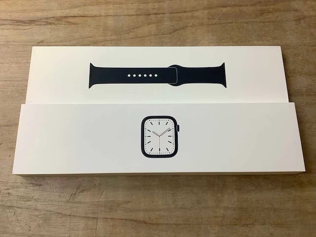 Apple - series 7 - smartwatch gps midnight aluminium - afbeelding 3 van  7