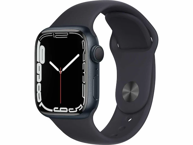 Apple - series 7 - smartwatch gps midnight aluminium - afbeelding 1 van  7