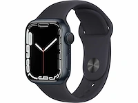Apple - series 7 - smartwatch gps midnight aluminium - afbeelding 1 van  7