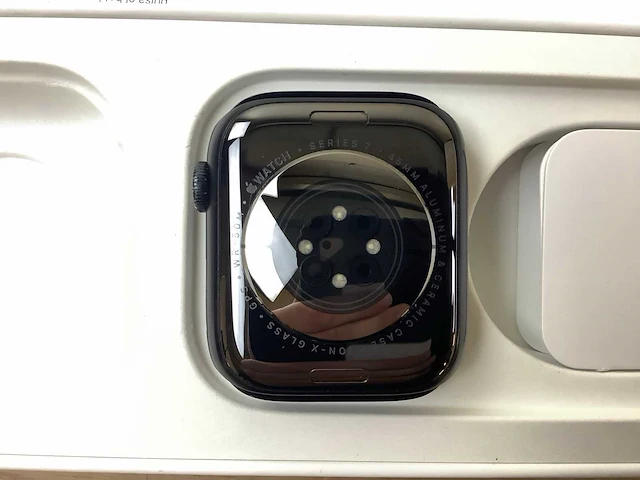 Apple - series 7 - smartwatch gps midnight aluminium - afbeelding 6 van  7