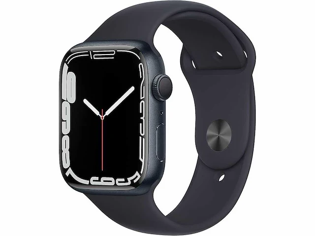 Apple - series 7 - smartwatch gps midnight aluminium - afbeelding 1 van  6