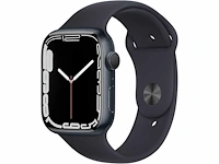 Apple - series 7 - smartwatch gps midnight aluminium - afbeelding 1 van  9