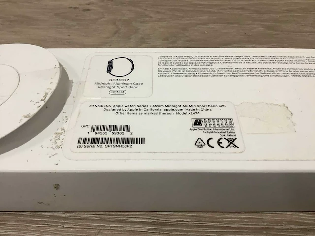 Apple - series 7 - smartwatch gps midnight aluminium - afbeelding 3 van  9