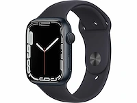 Apple - series 7 - smartwatch gps midnight aluminium - afbeelding 1 van  7