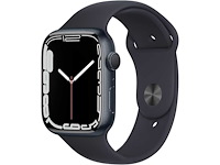 Apple - series 7 - smartwatch gps midnight aluminium - afbeelding 1 van  9