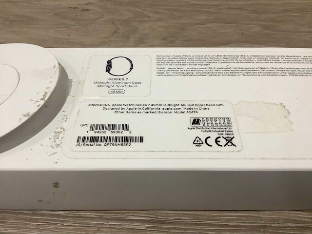 Apple - series 7 - smartwatch gps midnight aluminium - afbeelding 3 van  9