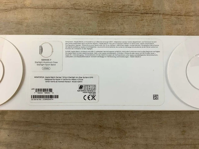 Apple - series 7 - smartwatch gps starlight aluminium - afbeelding 7 van  7