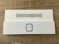 Apple - series 7 - smartwatch gps starlight aluminium - afbeelding 3 van  7