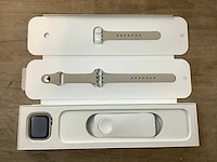 Apple - series 7 - smartwatch gps+ starlight aluminium - afbeelding 4 van  7