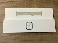 Apple - series 7 - smartwatch gps starlight aluminium - afbeelding 3 van  7