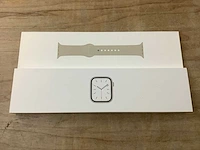 Apple - series 7 - smartwatch gps starlight aluminium - afbeelding 3 van  7