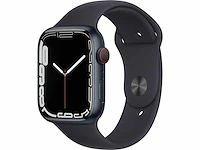 Apple - series 7- smartwatch gps+ midnight aluminium - afbeelding 1 van  7