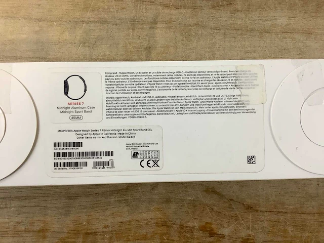 Apple - series 7- smartwatch gps+ midnight aluminium - afbeelding 7 van  7