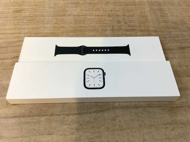 Apple - series 7- smartwatch gps midnight aluminium - afbeelding 3 van  7