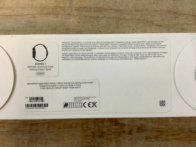 Apple - series 7- smartwatch gps midnight aluminium - afbeelding 7 van  7