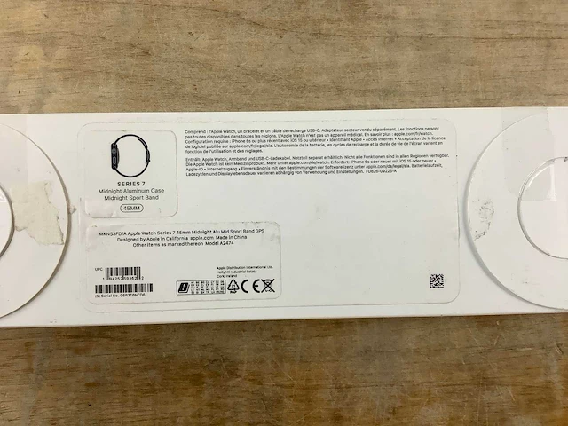 Apple - series 7- smartwatch gps midnight aluminium - afbeelding 7 van  7
