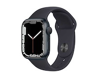 Apple - series 7- smartwatch gps midnight aluminium - afbeelding 1 van  3