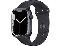 Apple - series 7- smartwatch gps midnight aluminium - afbeelding 1 van  7