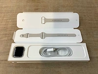 Apple - series 7- smartwatch gps+ silver stainless steel - afbeelding 3 van  5