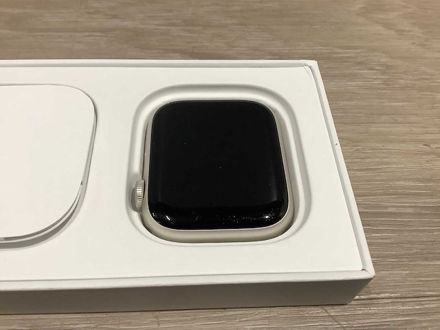 Apple - series 8 - smartwatch gps aluminium starlight - afbeelding 5 van  8