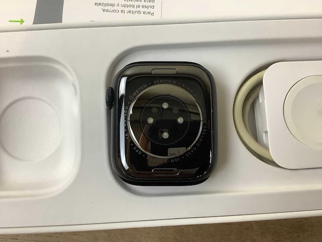Apple - series 8 - smartwatch gps+ midnight aluminium - afbeelding 5 van  6