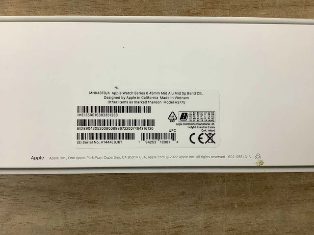 Apple - series 8 - smartwatch gps + midnight aluminium - afbeelding 6 van  6