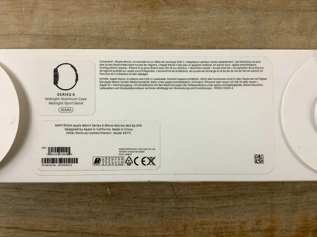 Apple - series 8 - smartwatch gps midnight aluminium - afbeelding 7 van  7