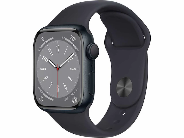 Apple - series 8 - smartwatch gps midnight aluminium - afbeelding 1 van  7