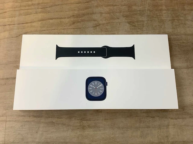 Apple - series 8 - smartwatch gps midnight aluminium - afbeelding 3 van  7