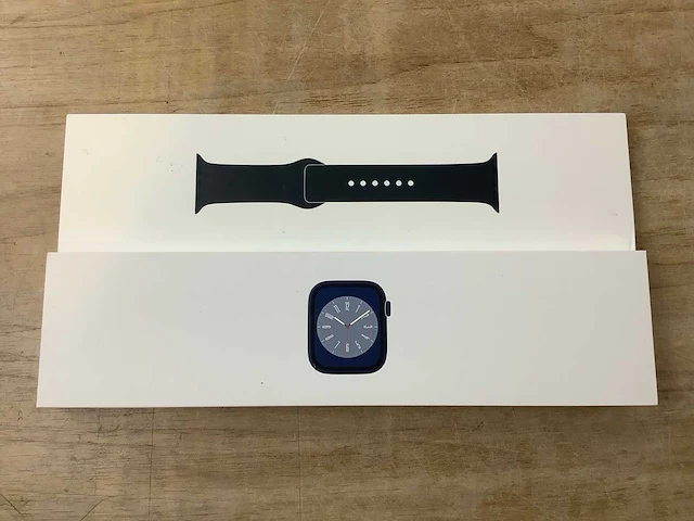 Apple - series 8 - smartwatch gps midnight aluminium - afbeelding 3 van  7