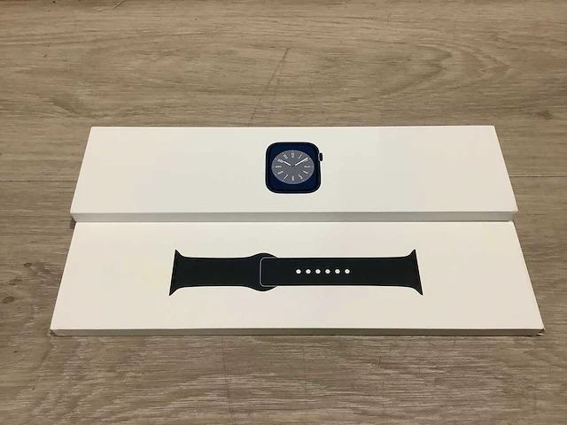 Apple - series 8 - smartwatch gps midnight aluminium - afbeelding 3 van  7