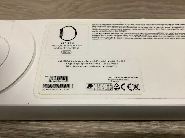 Apple - series 8 - smartwatch gps midnight aluminium - afbeelding 8 van  8