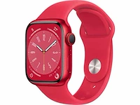 Apple - series 8 - smartwatch gps+ red aluminium - afbeelding 1 van  7