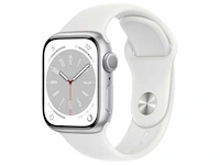 Apple - series 8 - smartwatch gps zilver aluminium - afbeelding 1 van  5