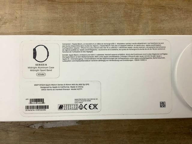 Apple - series 8- smartwatch gps midnight aluminium - afbeelding 7 van  7