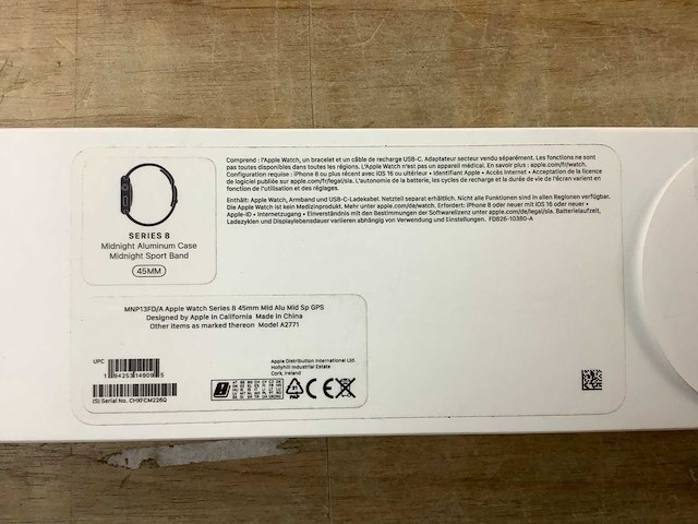 Apple - series 8- smartwatch gps midnight aluminium - afbeelding 7 van  7