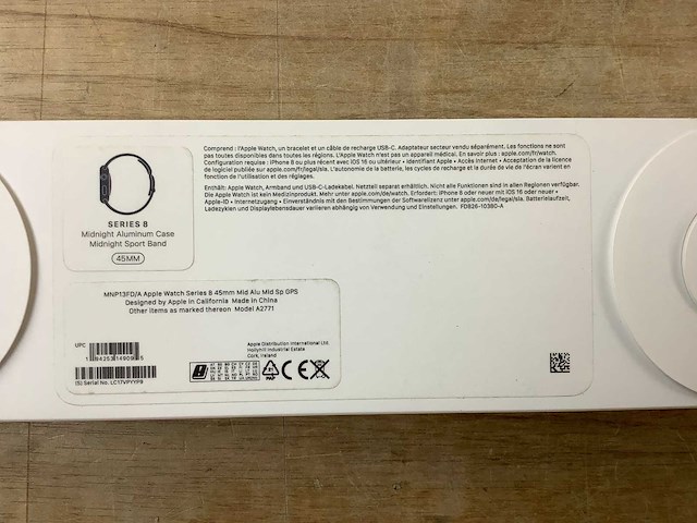 Apple - series 8- smartwatch gps midnight aluminium - afbeelding 7 van  7