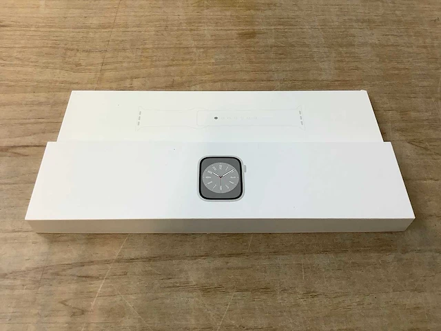 Apple - series 8- smartwatch gps silver aluminium - afbeelding 3 van  7